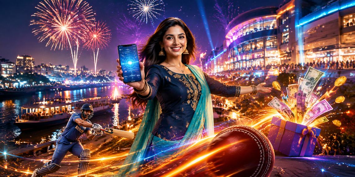 ঢাকার নিয়ন আলোয় রাতে মোবাইলে ক্রিকেট বেটিং বোনাস ব্যবহারকারী