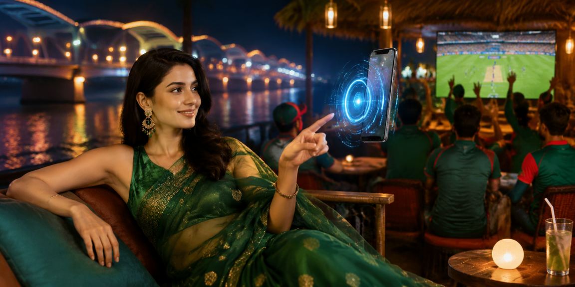 রাজশাহীতে শাড়ি পরা নারী winbd ক্রিকেট বেটিং প্ল্যাটফর্ম উপভোগ করছেন